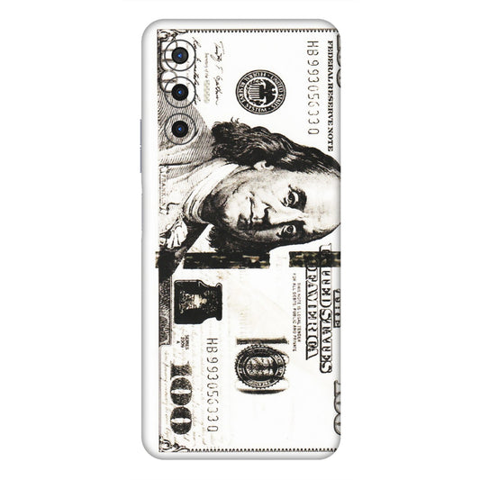 Tecno Phone Skins (All Models) - 100 Dollar Currency - Transparent Finish (T-01) Tecno Pova 3