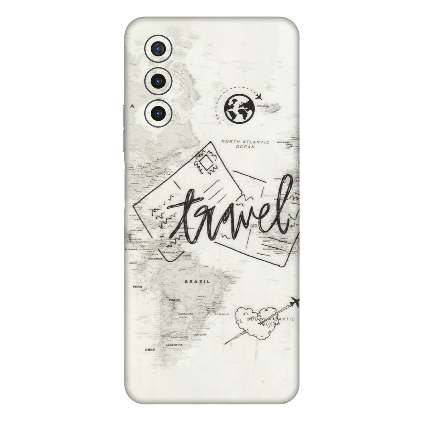 Tecno Phone Skins (All Models) - Travel Ticket - Transparent Finish (T-06) Tecno Pova 3
