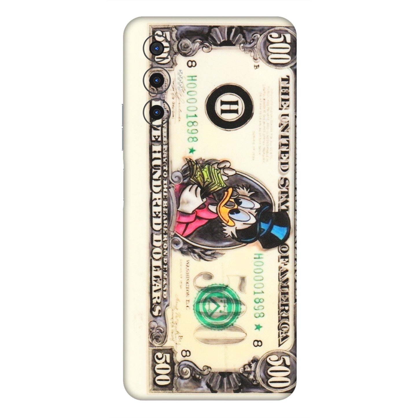 Tecno Phone Skins (All Models) - Five Hundred Dollar Duck - Transparent Finish (T-15) Tecno Pova 3