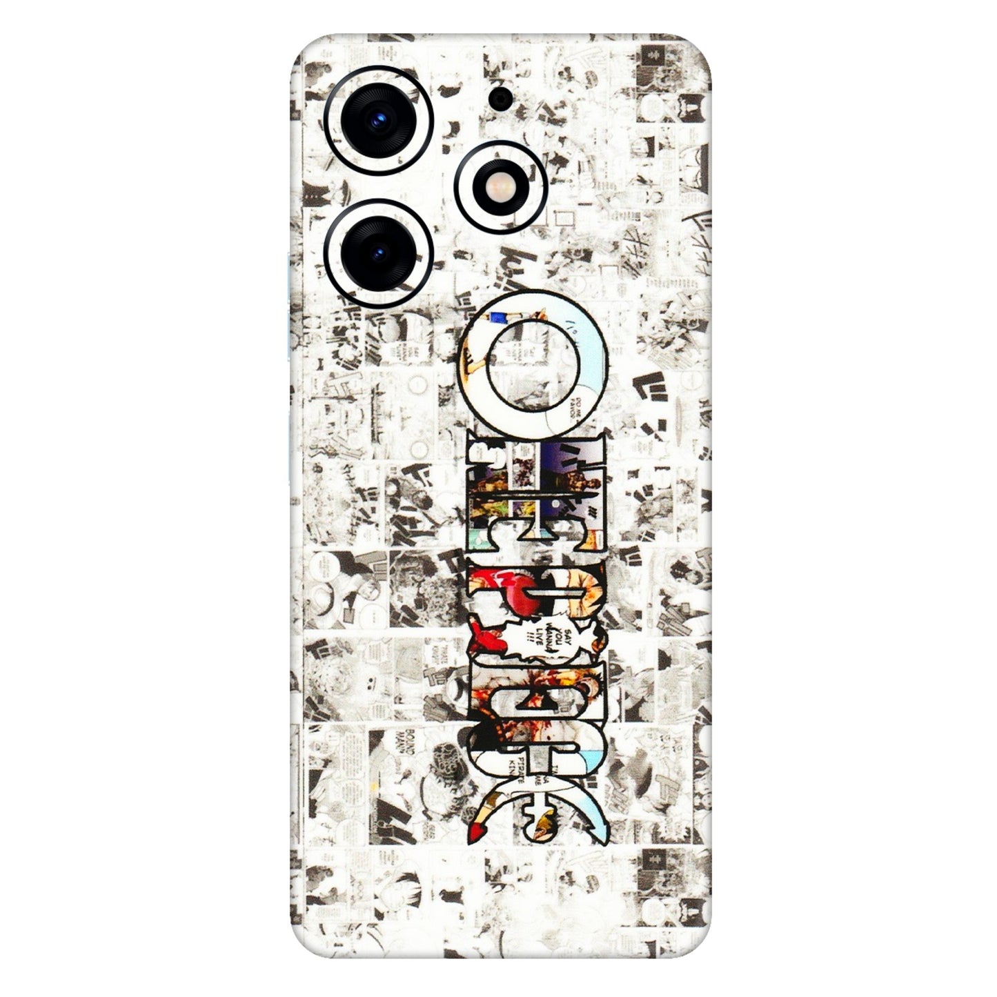 Tecno Phone Skins (All Models) - One Piece Manga - 3D Embossed Finish (L-26) Tecno Spark 10 PRO