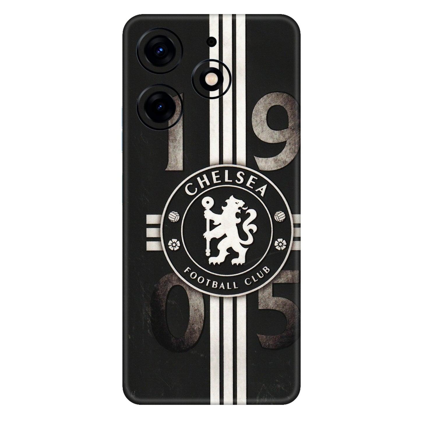 Tecno Phone Skins (All Models) - Chelsea Fan Club - 3D Embossed Finish (L-36) Tecno Spark 10 PRO
