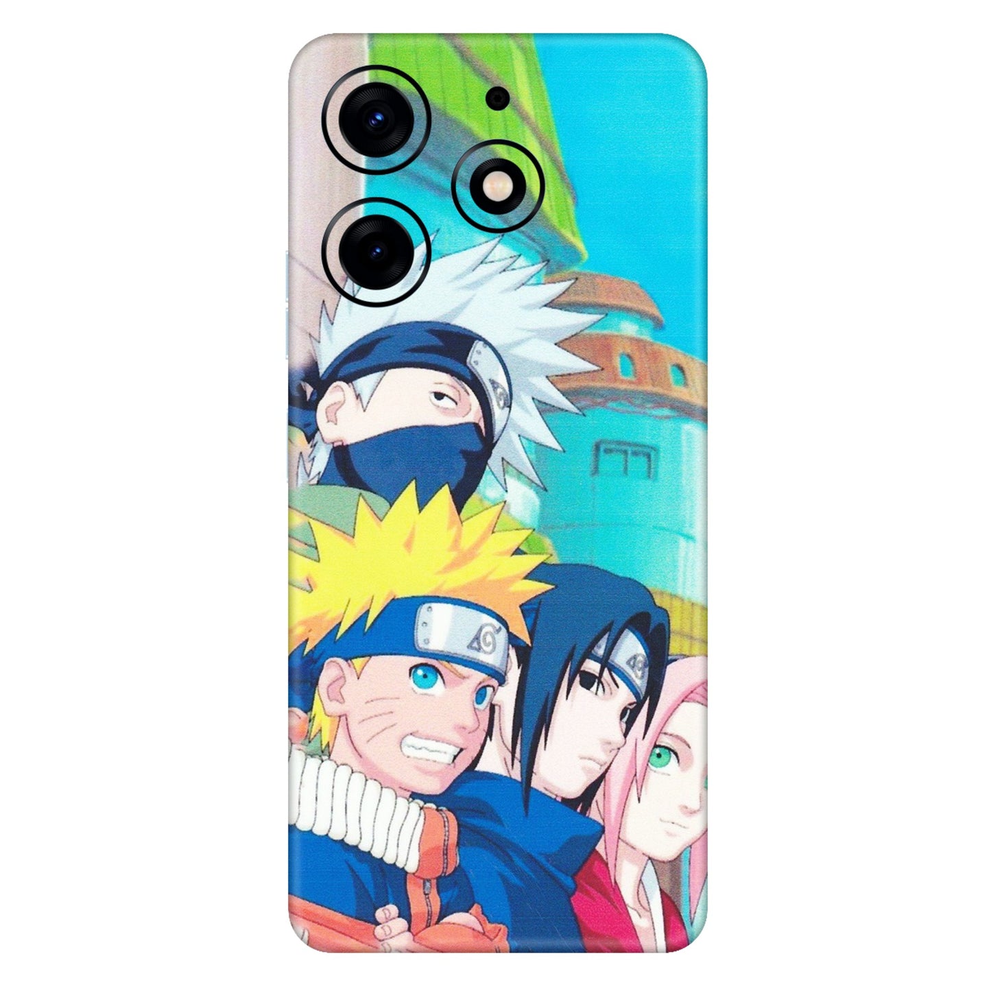 Tecno Phone Skins (All Models) - Team Minato And Kakashi - Matte Finish (M-101) Tecno Spark 10 PRO