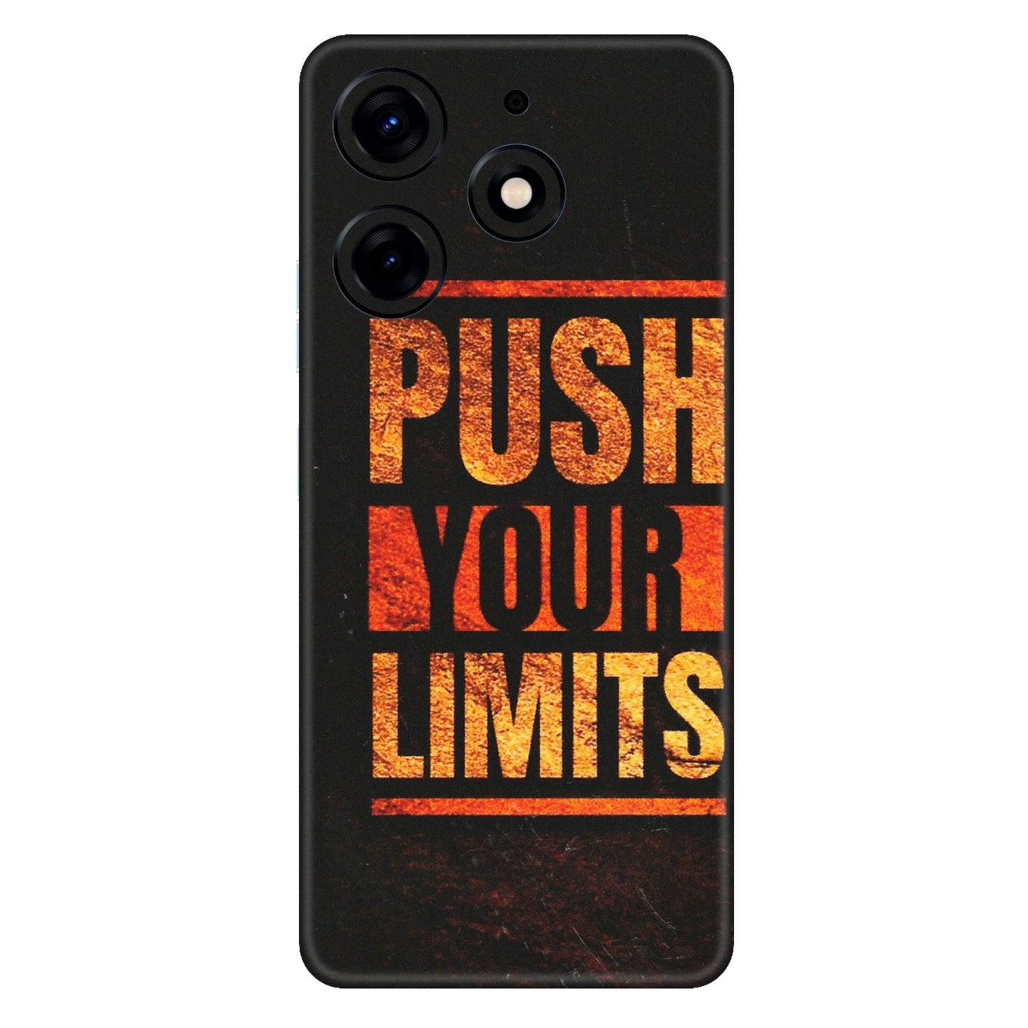 Tecno Phone Skins (All Models) - Push Your Limits - Matte Finish (M-118) Tecno Spark 10 PRO