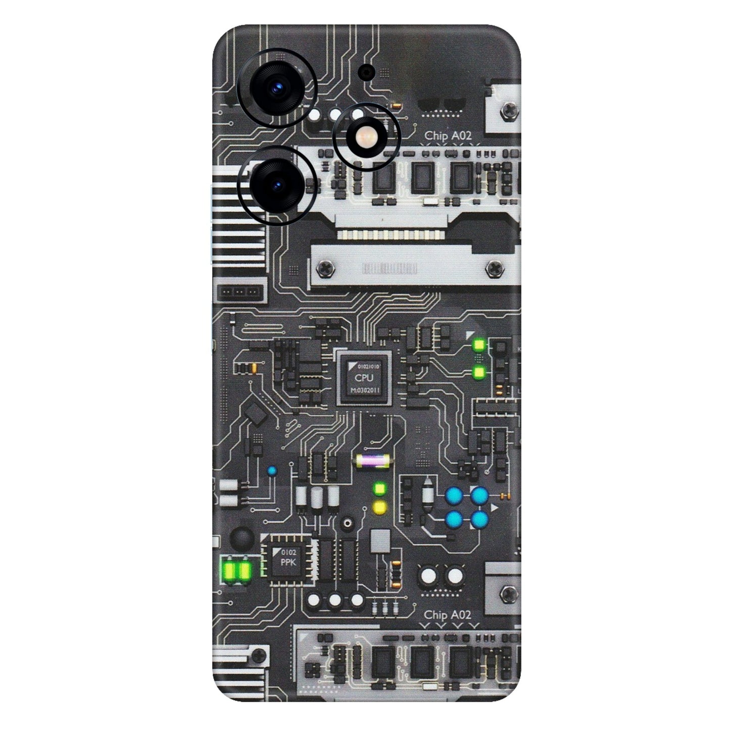 Tecno Phone Skins (All Models) - Motherboard Internals - Matte Finish (M-135) Tecno Spark 10 PRO