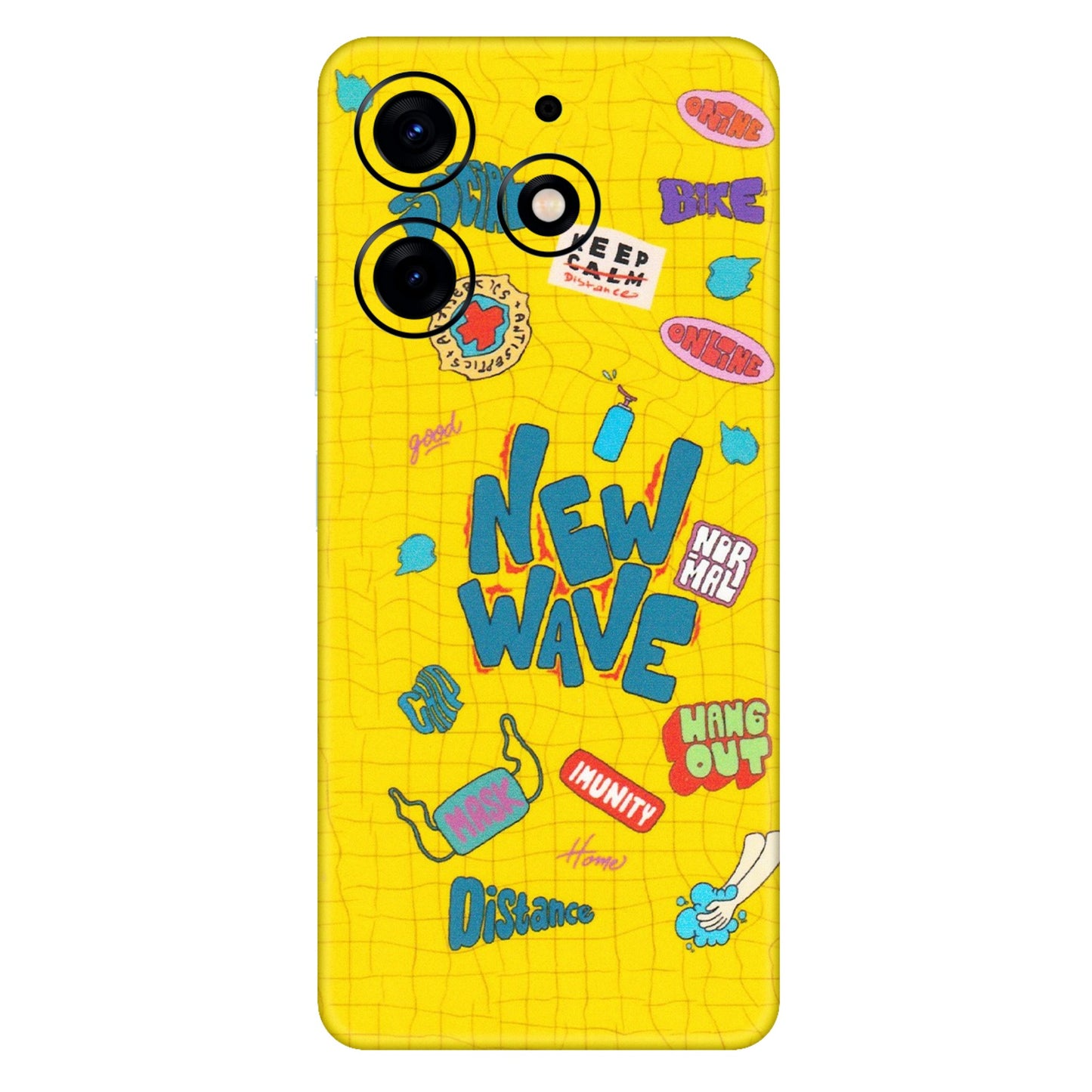 Tecno Phone Skins (All Models) - New Wave Life - Matte Finish (M-17) Tecno Spark 10 PRO