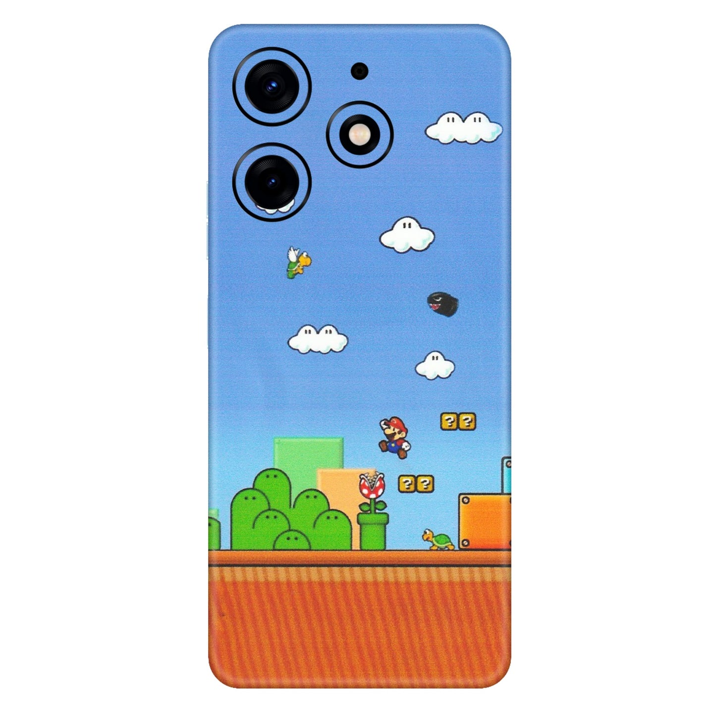 Tecno Phone Skins (All Models) - Mario Game Scene - Matte Finish (M-24) Tecno Spark 10 PRO