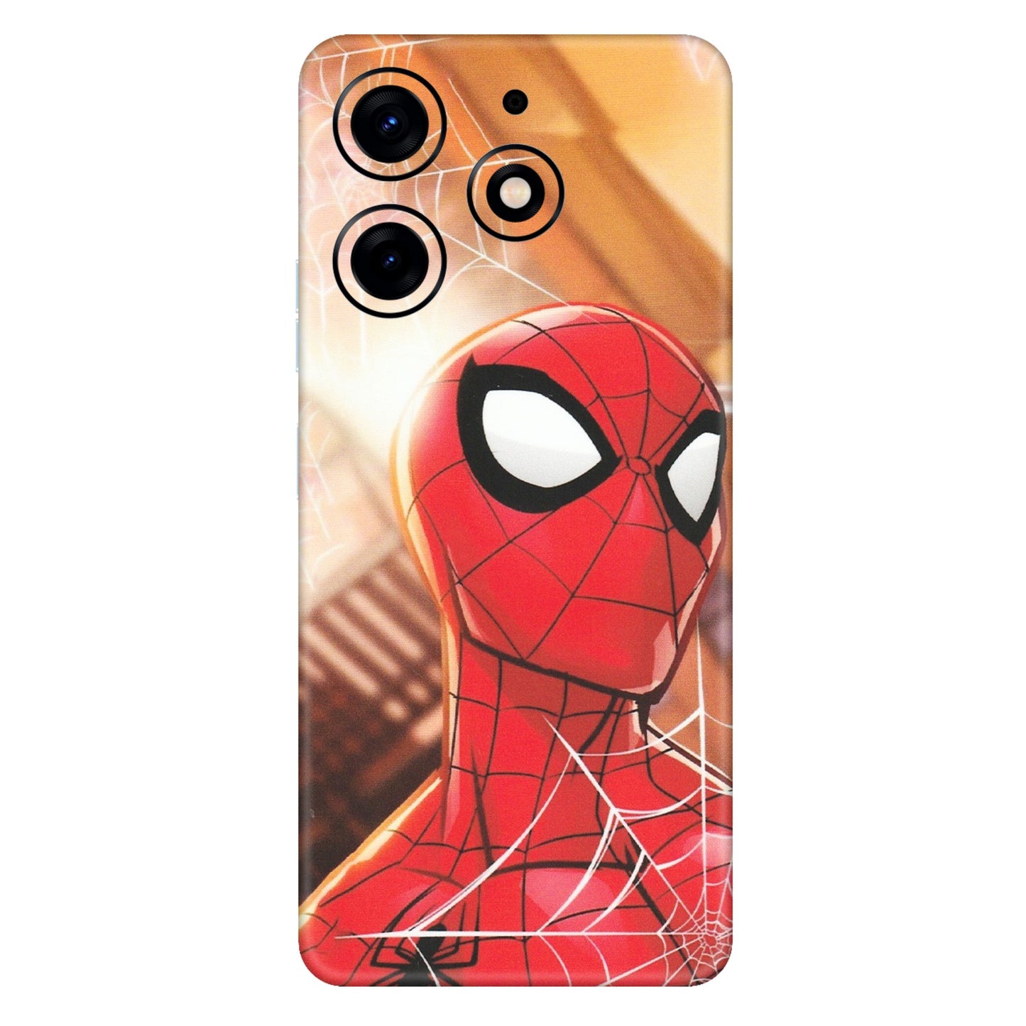 Tecno Phone Skins (All Models) - Spiderman Face New - Matte Finish (M-41) Tecno Spark 10 PRO