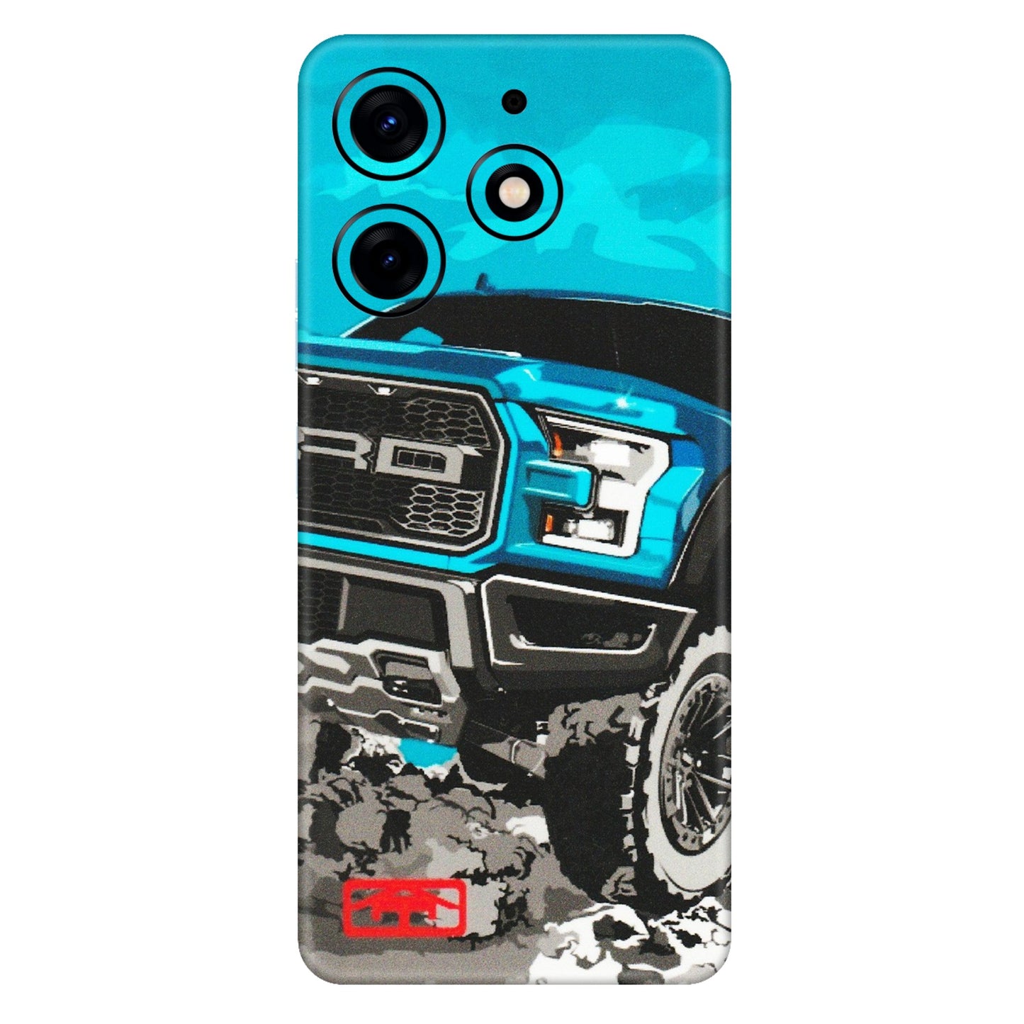Tecno Phone Skins (All Models) - Off Roading Lover - Matte Finish (M-95) Tecno Spark 10 PRO
