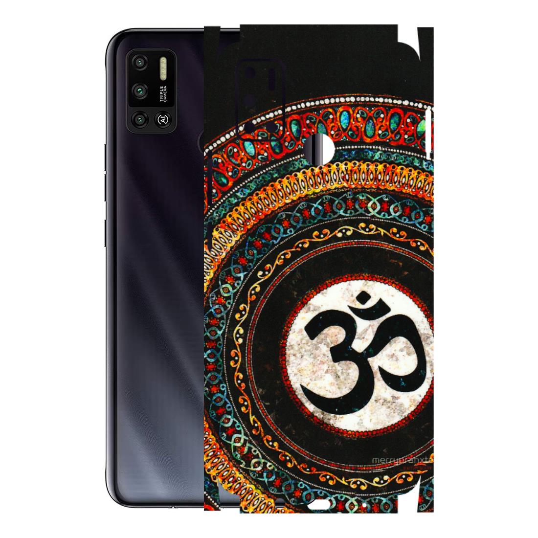 Tecno Phone Skins (All Models) - Aum Chant Abstract - 3D Embossed Finish (L-42) Tecno Spark 6 AIR