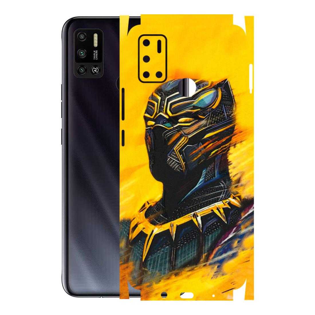 Tecno Phone Skins (All Models) - Yellow Panther - 3D Embossed Finish (L-54) Tecno Spark 6 AIR