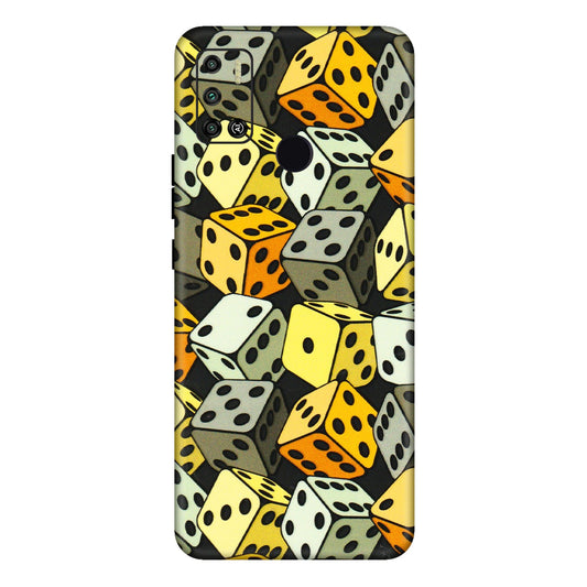 Tecno Phone Skins (All Models) - Dices Of Life - 3D Embossed Finish (L-04) Tecno Spark 6 AIR