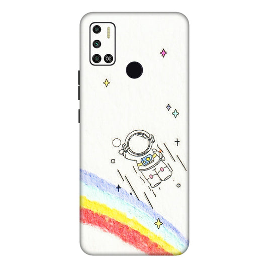 Tecno Phone Skins (All Models) - Milkyway Astronaut - 3D Embossed Finish (L-110) Tecno Spark 6 AIR