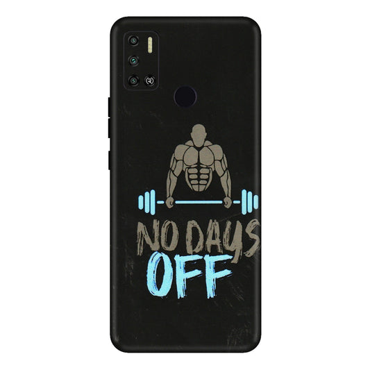 Tecno Phone Skins (All Models) - Gym Lover - 3D Embossed Finish (L-127) Tecno Spark 6 AIR