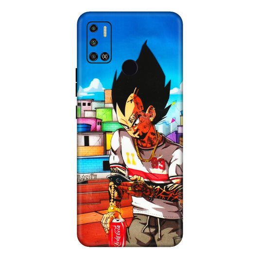 Tecno Phone Skins (All Models) - Vegeta - 3D Embossed Finish (L-136) Tecno Spark 6 AIR