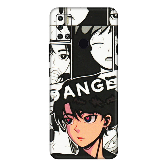 Tecno Phone Skins (All Models) - Danger Anime - 3D Embossed Finish (L-155) Tecno Spark 6 AIR