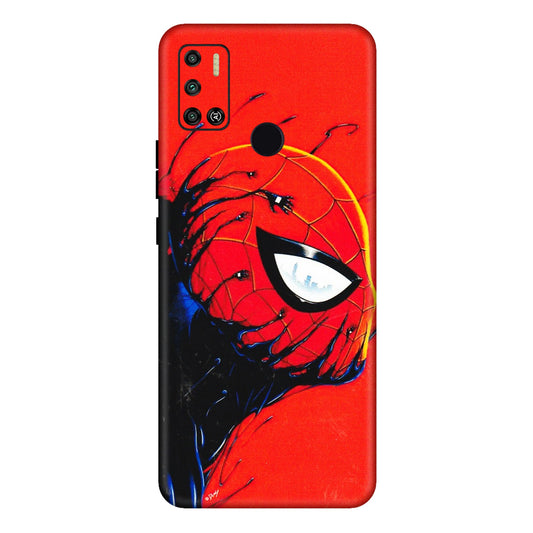 Tecno Phone Skins (All Models) - Spiderman Face Venom - 3D Embossed Finish (L-165) Tecno Spark 6 AIR