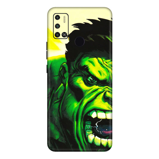 Tecno Phone Skins (All Models) - Hulk - 3D Embossed Finish (L-180) Tecno Spark 6 AIR