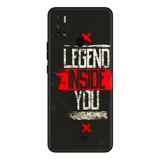 Tecno Phone Skins (All Models) - Legend Inside You - 3D Embossed Finish (L-186) Tecno Spark 6 AIR