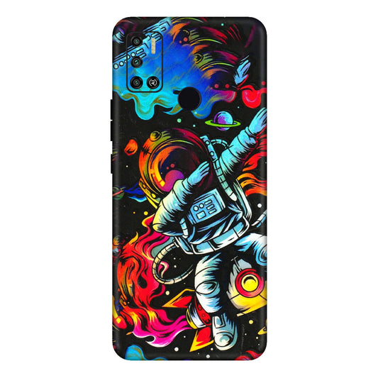Tecno Phone Skins (All Models) - Astronaut Dope - 3D Embossed Finish (L-191) Tecno Spark 6 AIR