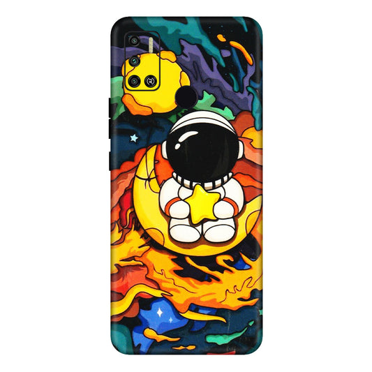 Tecno Phone Skins (All Models) - Baby Astronaut - 3D Embossed Finish (L-197) Tecno Spark 6 AIR