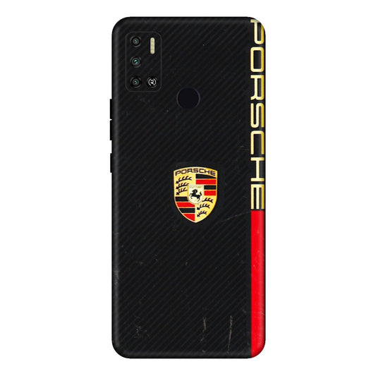 Tecno Phone Skins (All Models) - Premium Porsche - 3D Embossed Finish (L-225) Tecno Spark 6 AIR