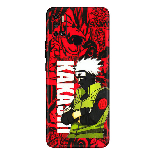 Tecno Phone Skins (All Models) - Kakashi Red Anime - 3D Embossed Finish (L-251) Tecno Spark 6 AIR