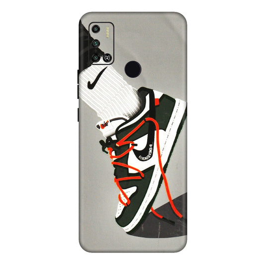 Tecno Phone Skins (All Models) - New Grey Sneaker - 3D Embossed Finish (L-261) Tecno Spark 6 AIR
