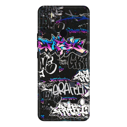 Tecno Phone Skins (All Models) - Graffiti Killer - 3D Embossed Finish (L-274) Tecno Spark 6 AIR