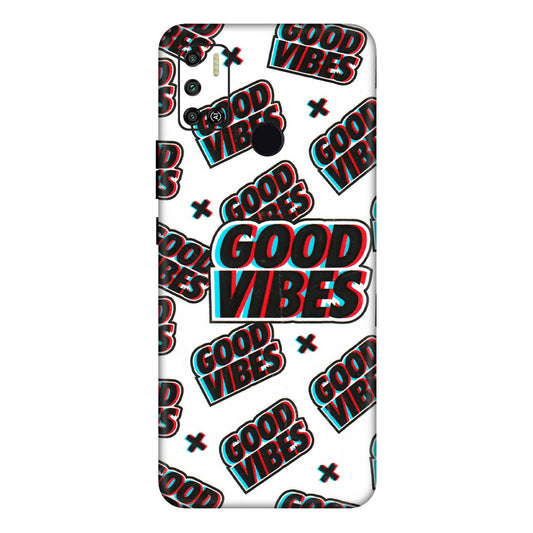 Tecno Phone Skins (All Models) - Good Vibes - 3D Embossed Finish (L-282) Tecno Spark 6 AIR