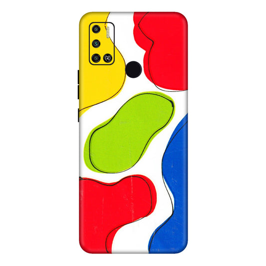 Tecno Phone Skins (All Models) - RGB Colour Paint - 3D Embossed Finish (L-284) Tecno Spark 6 AIR