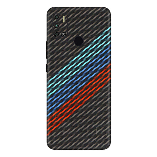Tecno Phone Skins (All Models) - Carbon BM - 3D Embossed Finish (L-302) Tecno Spark 6 AIR