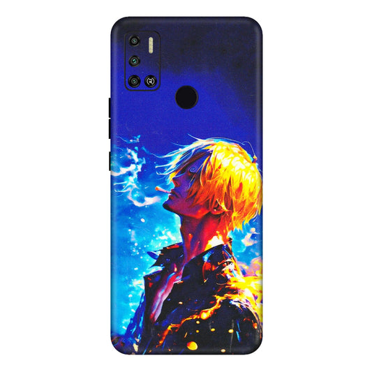 Tecno Phone Skins (All Models) - Sanji Vinsmoke One Piece - 3D Embossed Finish (L-319) Tecno Spark 6 AIR