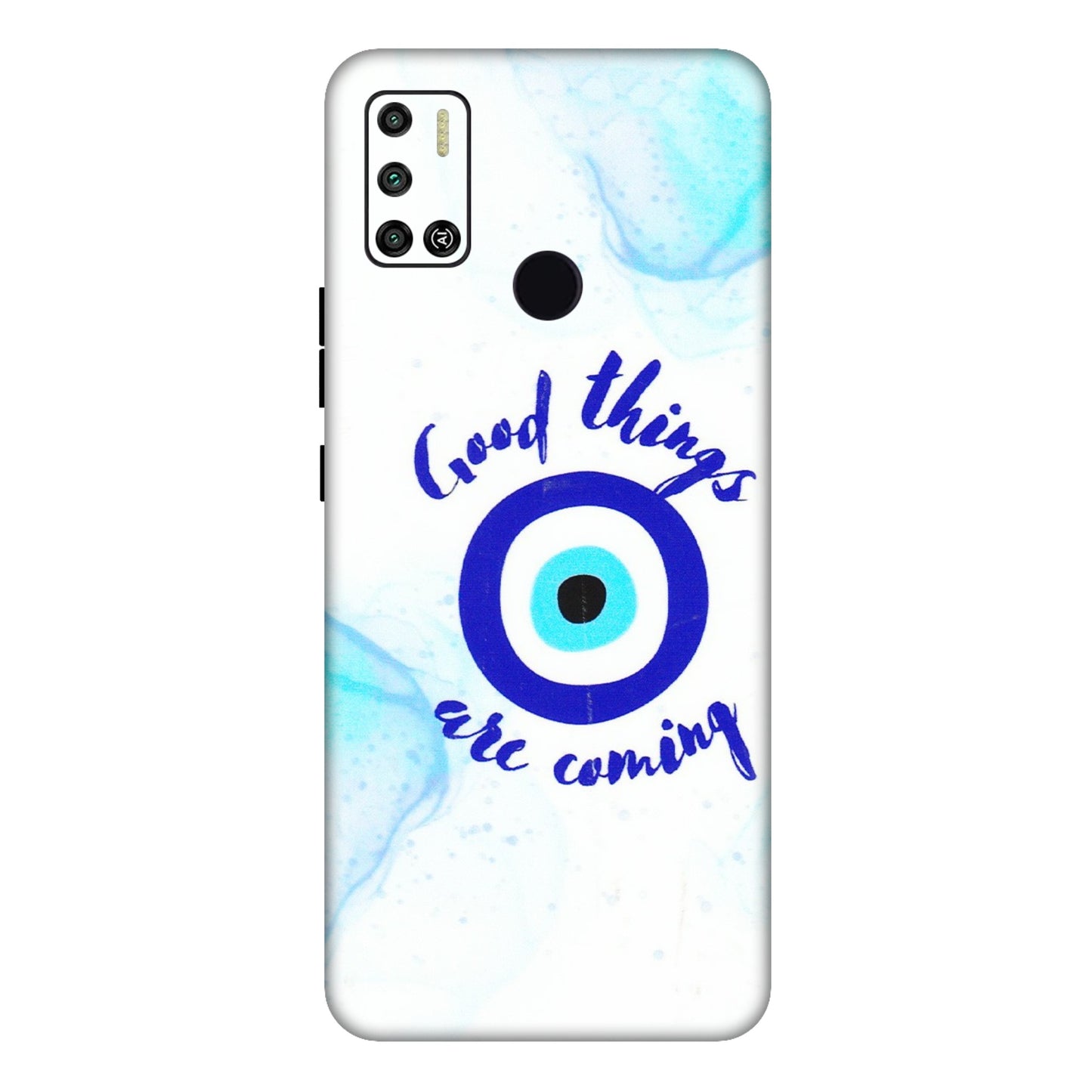 Tecno Phone Skins (All Models) - Evil Eye Good Things Are Coming - 3D Embossed Finish (L-322) Tecno Spark 6 AIR