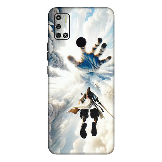 Tecno Phone Skins (All Models) - Big Hand With Monkey King - 3D Embossed Finish (L-323) Tecno Spark 6 AIR