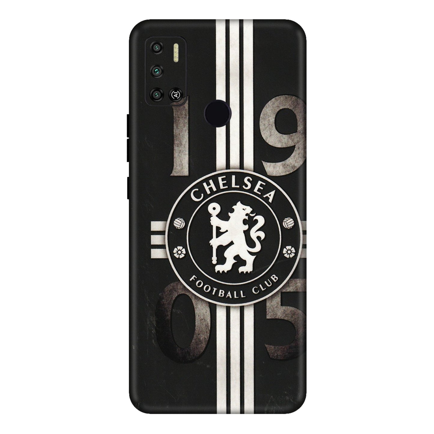 Tecno Phone Skins (All Models) - Chelsea Fan Club - 3D Embossed Finish (L-36) Tecno Spark 6 AIR