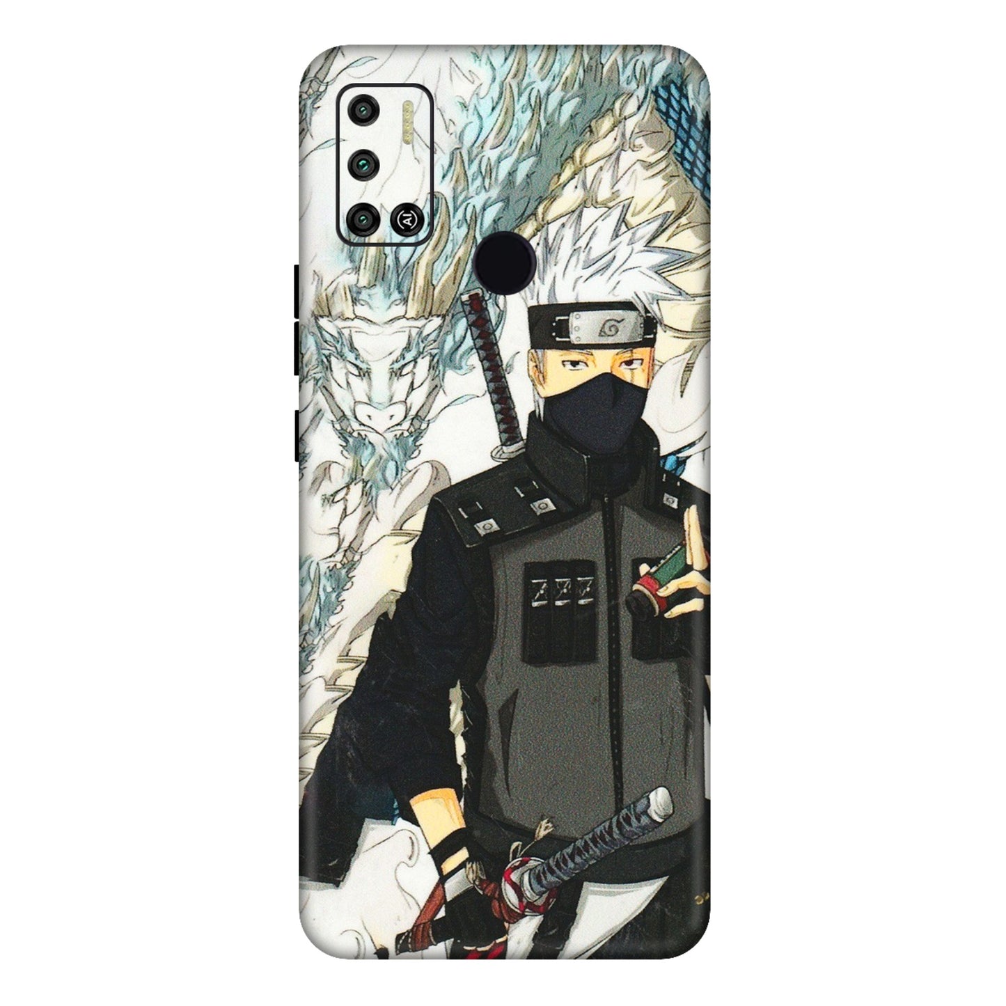 Tecno Phone Skins (All Models) - Kakashi Hatake Naruto Anime - 3D Embossed Finish (L-46) Tecno Spark 6 AIR