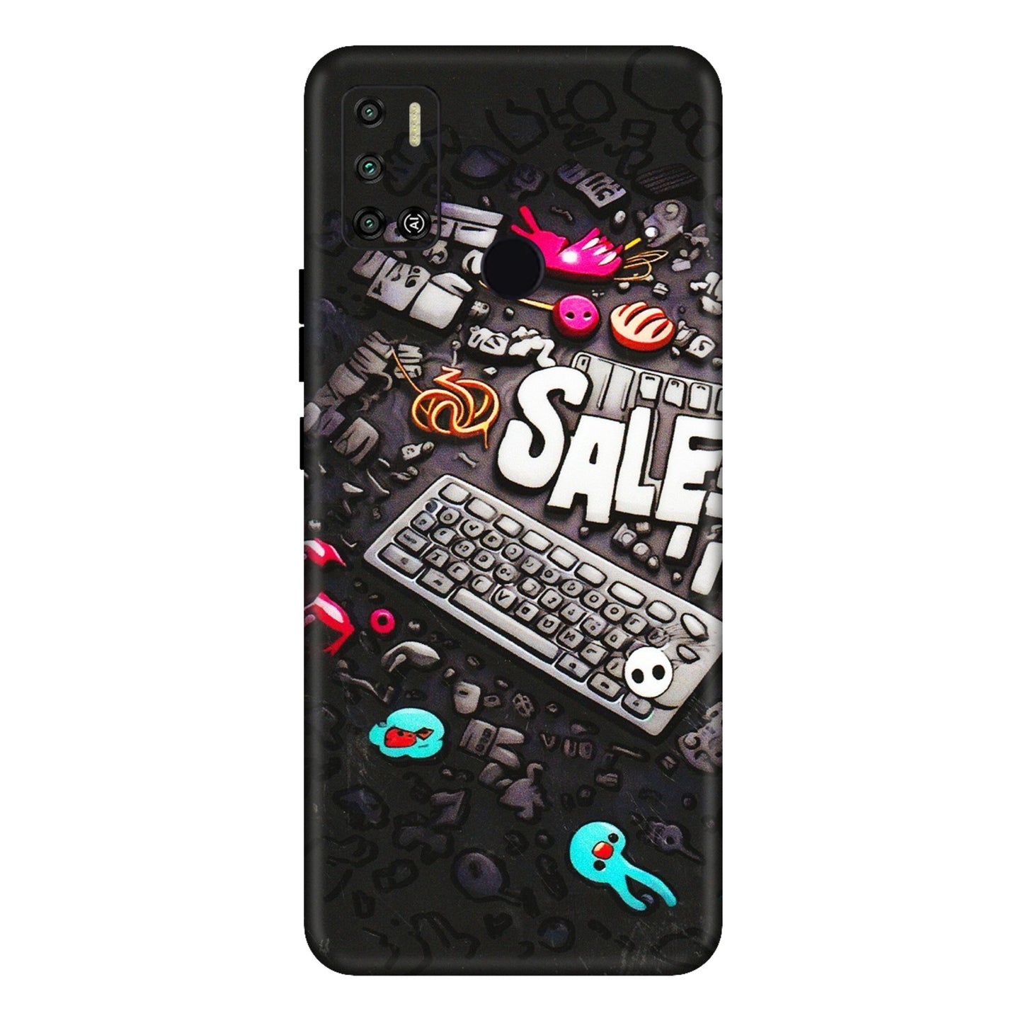 Tecno Phone Skins (All Models) - Gadgets Sale - 3D Embossed Finish (L-50) Tecno Spark 6 AIR