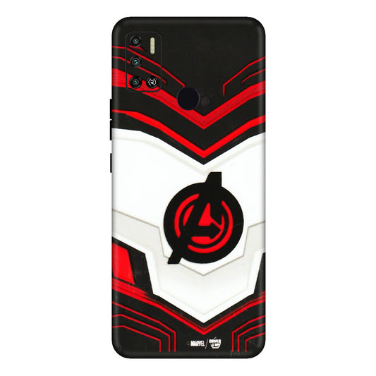 Tecno Phone Skins (All Models) - Avengers Logo - 3D Embossed Finish (L-55) Tecno Spark 6 AIR