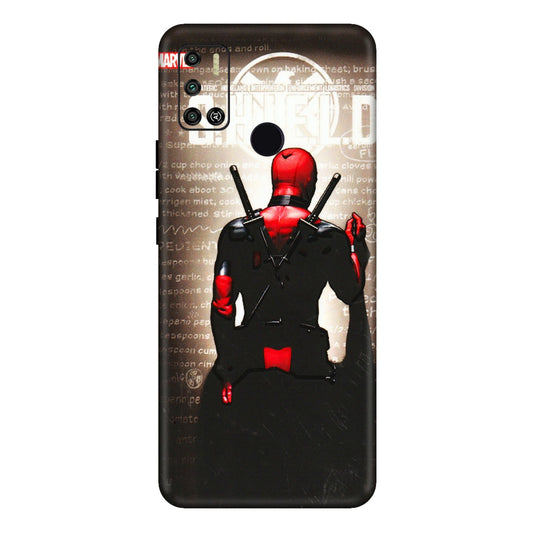Tecno Phone Skins (All Models) - Deadpool - 3D Embossed Finish (L-56) Tecno Spark 6 AIR