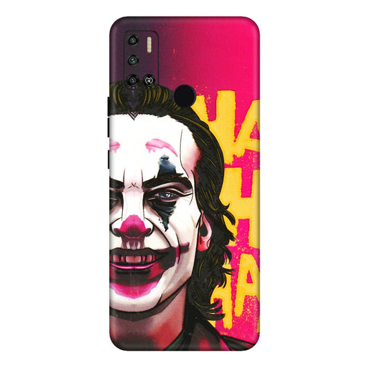 Tecno Phone Skins (All Models) - Joker Evil Laugh - 3D Embossed Finish (L-97) Tecno Spark 6 AIR