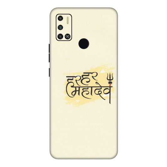 Tecno Phone Skins (All Models) - Har Har Mahadev - Matte Finish (M-10) Tecno Spark 6 AIR