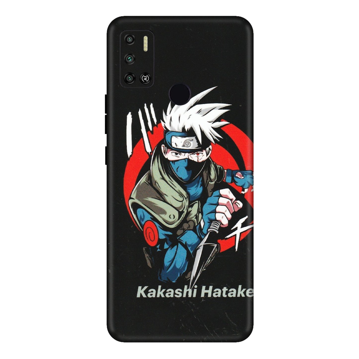 Tecno Phone Skins (All Models) - Naruto Kakashi Hatake Killer - Matte Finish (M-114) Tecno Spark 6 AIR