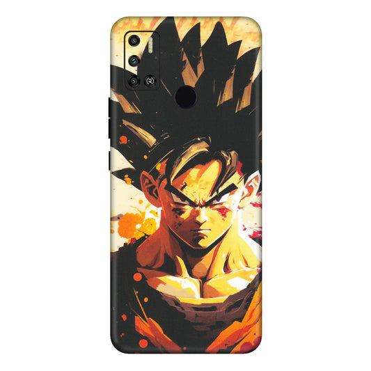 Tecno Phone Skins (All Models) - Angry Goku - Matte Finish (M-12) Tecno Spark 6 AIR