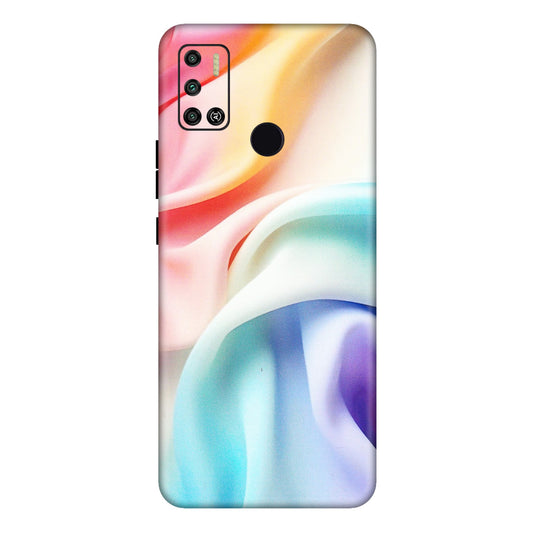 Tecno Phone Skins (All Models) - Colourful Silk Cloth - Matte Finish (M-165) Tecno Spark 6 AIR