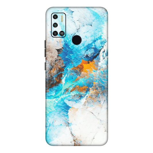 Tecno Phone Skins (All Models) - Blue Waves Abstract - Matte Finish (M-19) Tecno Spark 6 AIR