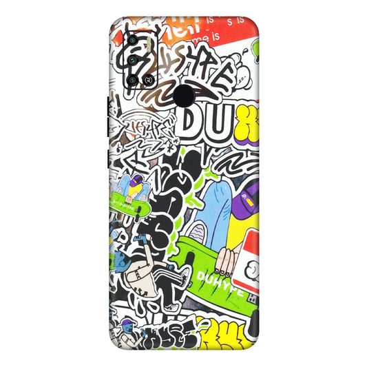 Tecno Phone Skins (All Models) - Dope Graffiti - Matte Finish (M-61) Tecno Spark 6 AIR