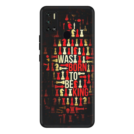 Tecno Phone Skins (All Models) - Born To Be King - Matte Finish (M-73) Tecno Spark 6 AIR