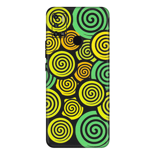 Tecno Phone Skins (All Models) - Crazy Spiral - Matte Finish (M-91) Tecno Spark 6 AIR