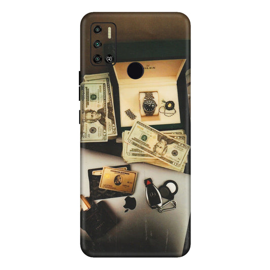 Tecno Phone Skins (All Models) - Luxury Lifestyle - Transparent Finish (T-11) Tecno Spark 6 AIR