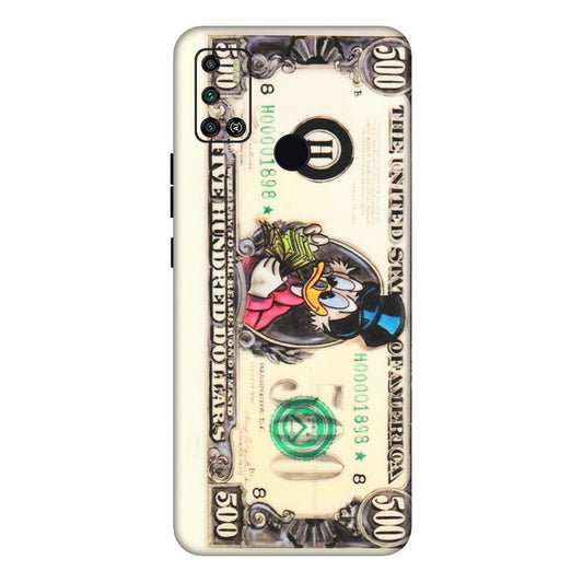 Tecno Phone Skins (All Models) - Five Hundred Dollar Duck - Transparent Finish (T-15) Tecno Spark 6 AIR